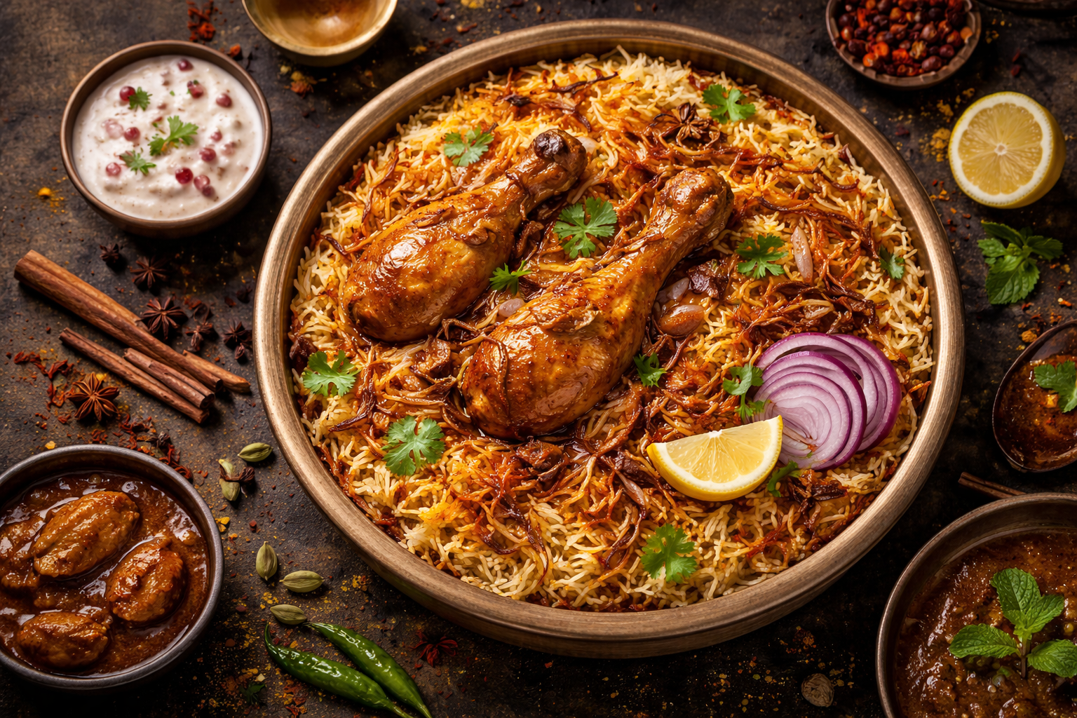 Saffron Hyderabadi Dum Biryani – Biryani Panda Nagpur Menu